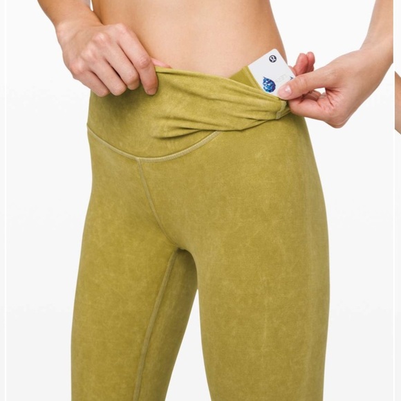 Lululemon Wunder Under High-Rise Tight Snow 28” Washed Grape Leaf Size 6 25 - Picture 4 of 8